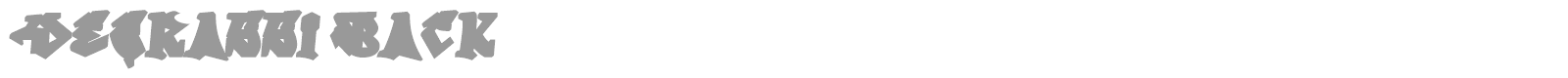 Degrassi font preview